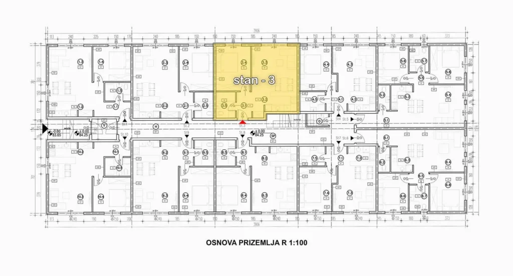 stan 3 - Polozaj na etazi