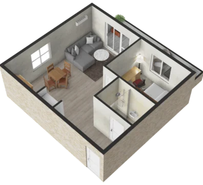 Novogradnja Zeleznik stan 1 - 3d4