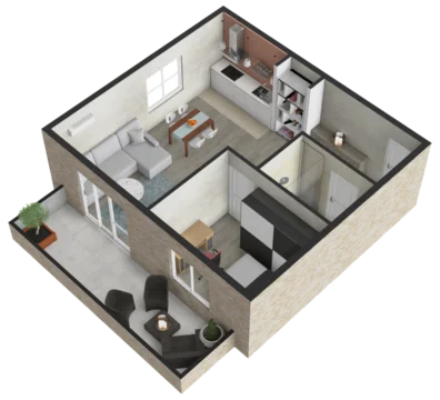 stan 10 - 3D novogradnja zeleznik