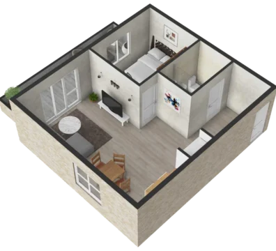 stan 1 - 3D novogradnja zeleznik