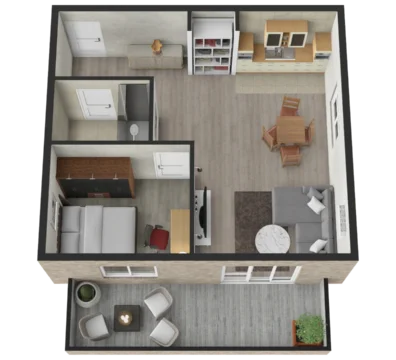 stan 1 - 3D novogradnja zeleznik